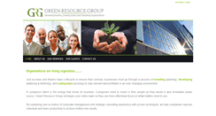 Desktop Screenshot of greenresourcegroup.com