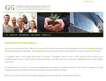 Tablet Screenshot of greenresourcegroup.com